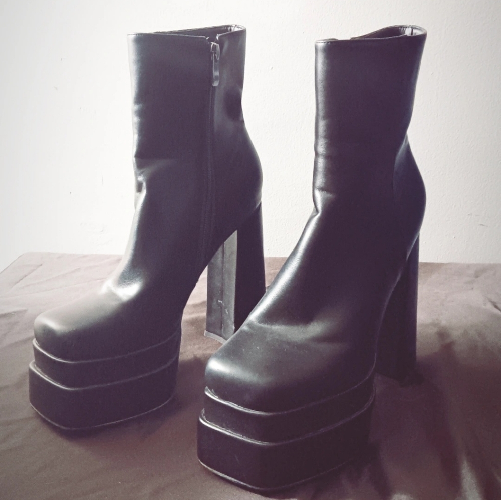 Platform Ankle Boots